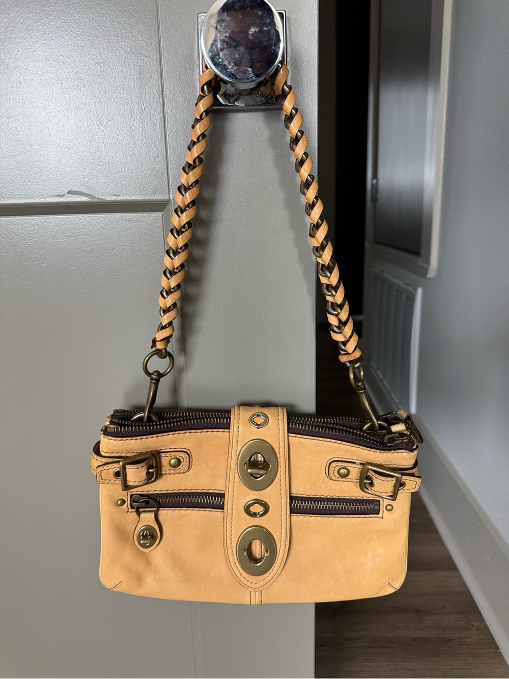 Coach legacy Bridget shoulder bag in tan